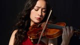 Lucia Micarelli plays her violin